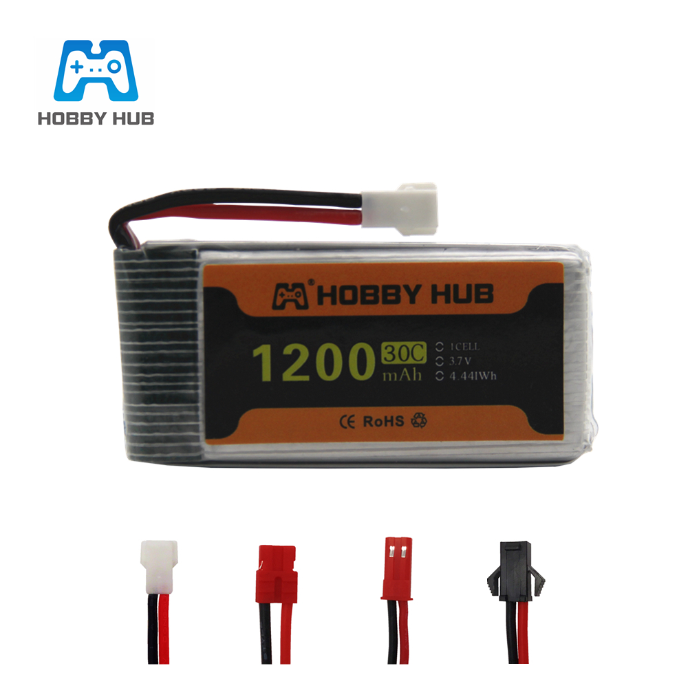 3.7V 1200mAh 30C Lipo Battery  - Hobby Rc Quadcopters & Multirotors review and price