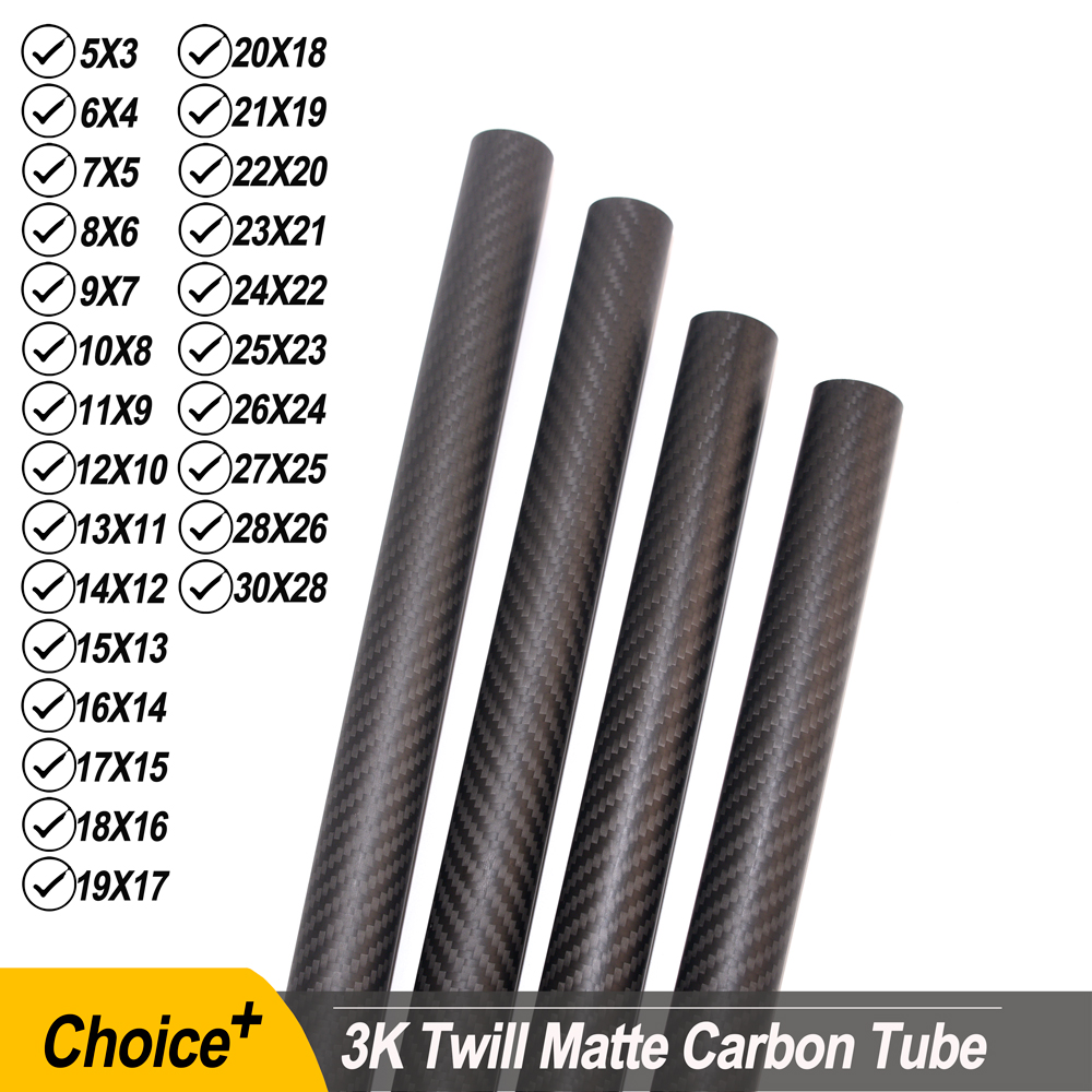 2Pcs 3K Pure Carbon Fiber Tube - Rc Hobby Youtube review and price