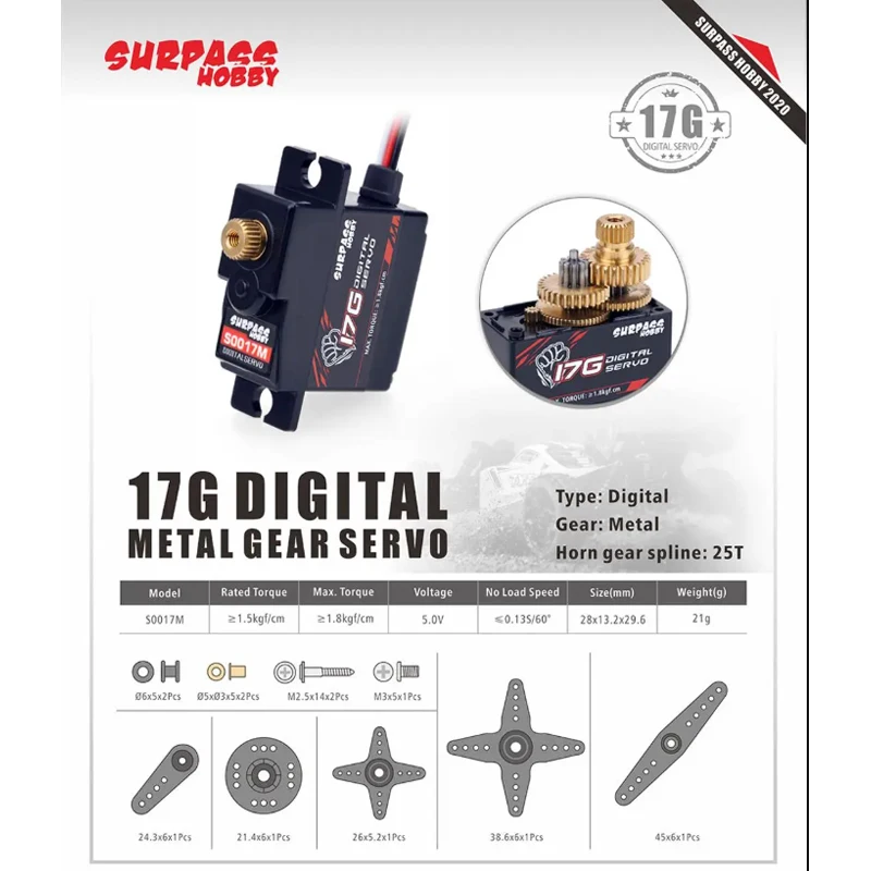 SURPASS Hobby S0017M 17g High  - Hobby Quality Rc Cars review and price