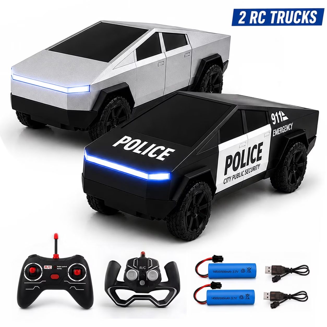 2PCS RC Cyber Truck Toys Remot - Rc Hobby Tech Bali review and price