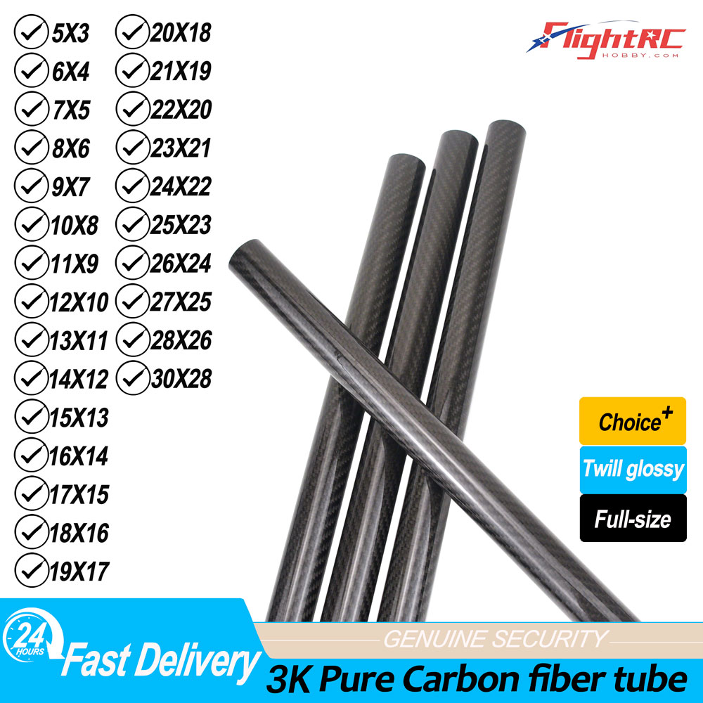 1/2Pcs 3K Twill Glossy Carbon  - Rc Hobby Youtube review and price